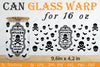 Halloween 16 oz Can Glass Wrap SVG Bundle