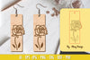 Flower Earring Laser Cut SVG Bundle