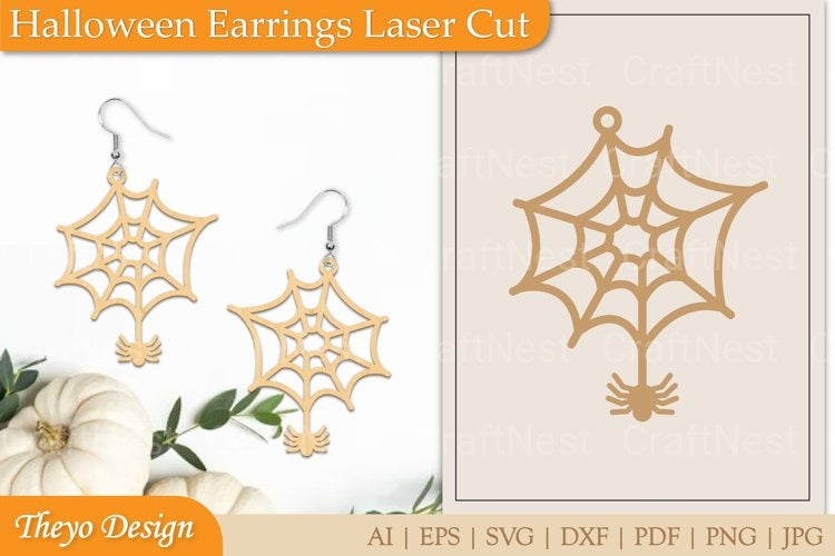 Halloween Earrings SVG Bundle