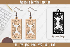 Earring Mandala SVG Bundle 28 - CraftNest - Digital Crafting and Art