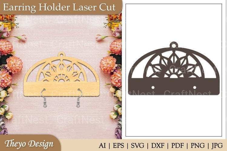 Earrings Holder SVG Bundle