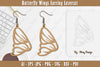 Butterfly Earring Lasercut SVG Bundle