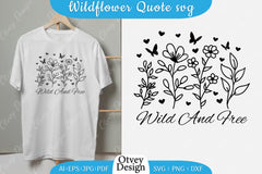 Wildflowers Quote Motivational Sayings SVG Bundle 16 - CraftNest - Digital Crafting and Art