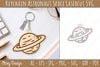 Astronaut Space Keychain Earring SVG Bundle