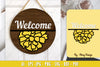 Marigold Flower Welcome Sign SVG Bundle