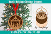Nativity Religious Christmas Ornament SVG Bundle