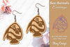 Sea Animals Earrings Laser Cut SVG Bundle