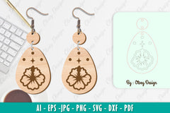 Flower Earring SVG Bundle 82 - CraftNest - Digital Crafting and Art