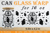 Halloween 16 oz Can Glass Wrap SVG Bundle
