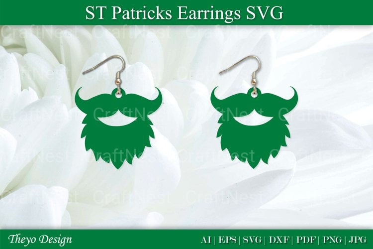 St Patrick's Day Earrings SVG Bundle