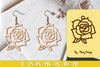 Flower Earring Laser Cut SVG Bundle