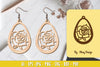Flower Earring Laser Cut SVG Bundle