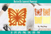 Butterfly Layered Papercut SVG Bundle