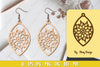 Flower Earring Laser Cut SVG Bundle