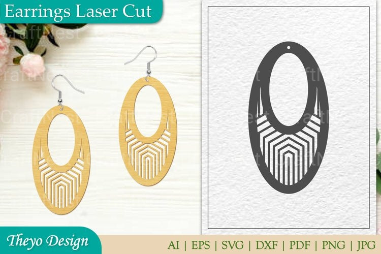 Laser Cut Earrings SVG Bundle