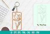 Flower Keychain SVG Bundle