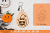Halloween Keychain Laser Cut SVG Bundle