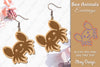 Sea Animals Earrings Laser Cut SVG Bundle
