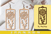 Flower Earring Laser Cut SVG Bundle