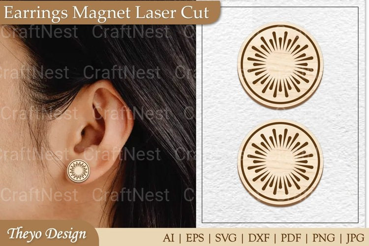 Earrings Magnet from Earrings Magnet SVG Bundle