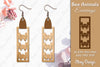 Sea Animals Earrings Laser Cut SVG Bundle