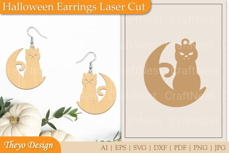 Halloween Earrings SVG Bundle