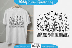 Wildflowers Quote Motivational Sayings SVG Bundle 17 - CraftNest - Digital Crafting and Art