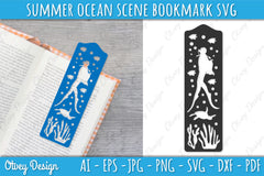 Summer Beach Bookmark SVG Bundle 8 - CraftNest - Digital Crafting and Art