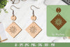 Flower Earrings Laser Cut SVG Bundle