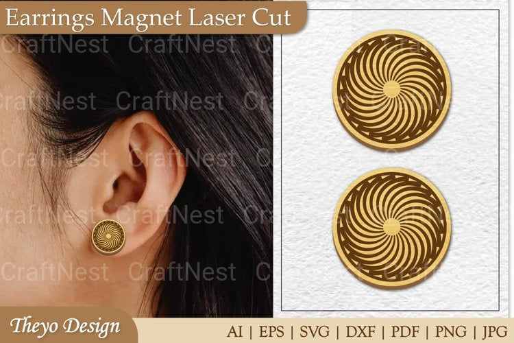 Earrings Magnet from Earrings Magnet SVG Bundle