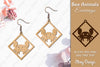 Sea Animals Earrings Laser Cut SVG Bundle