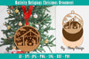 Nativity Religious Christmas Ornament SVG Bundle