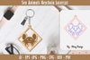Keychain Sea Animals Laser Cut SVG Bundle