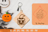 Halloween Keychain Laser Cut SVG Bundle