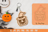 Halloween Keychain Laser Cut SVG Bundle