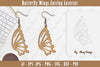Butterfly Earring Lasercut SVG Bundle