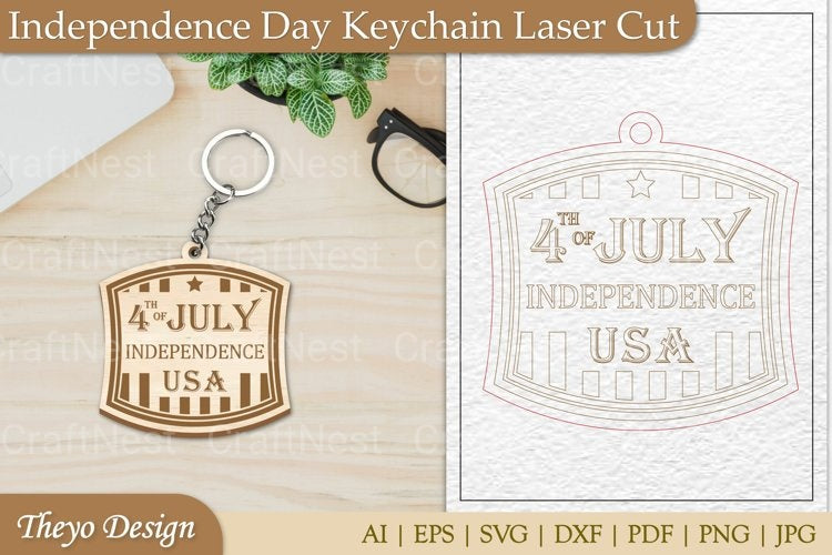 USA Keychain SVG Bundle