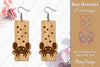 Earrings Sea Animals Laser Cut SVG Bundle