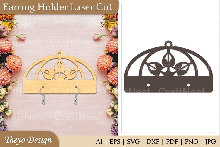 Earrings Holder SVG Bundle