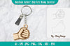 Father's Day Fist Bump Keychain SVG Bundle