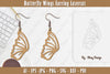 Butterfly Earring Lasercut SVG Bundle