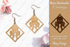 Sea Animals Earrings Laser Cut SVG Bundle