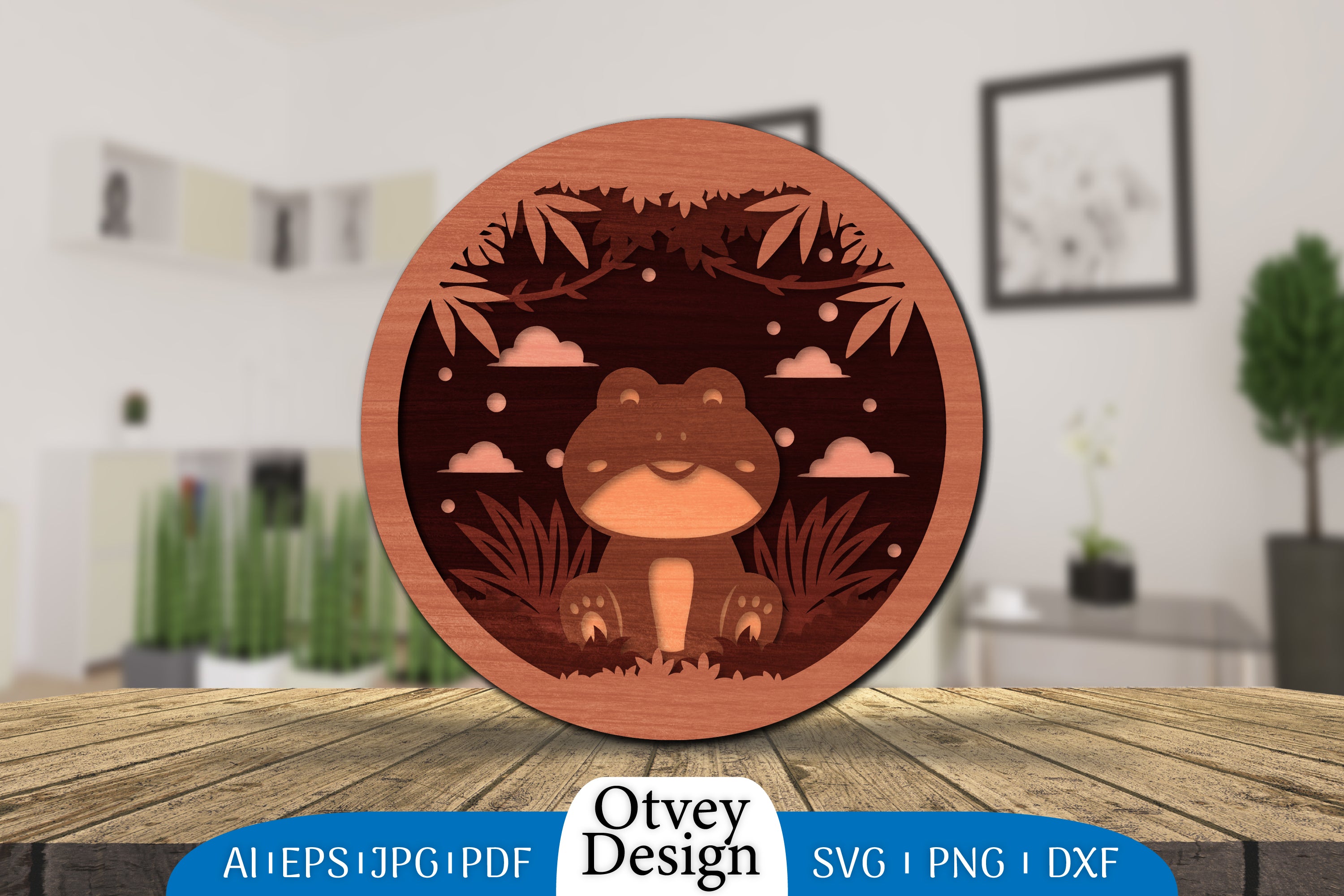 Animals 3D Layered Lasercut SVG Bundle 8 - CraftNest - Digital Crafting and Art
