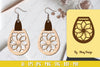 Flower Earring Laser Cut SVG Bundle
