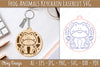 Frog Animal Keychain SVG Bundle