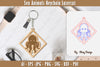 Keychain Sea Animals Laser Cut SVG Bundle