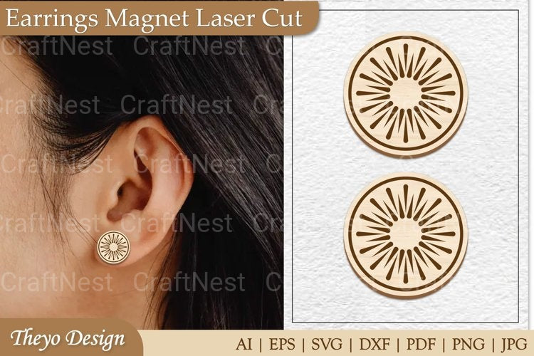 Earrings Magnet from Earrings Magnet SVG