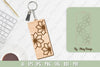 Flower Keychain Laser Cut SVG Bundle