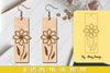 Flower Earring Laser Cut SVG Bundle