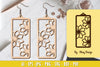 Flower Earring Laser Cut SVG Bundle